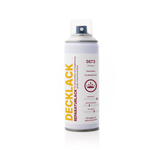 ARTUS Lackdose 200ml, Decklack 0673 Silbergrau Feinstruktur
