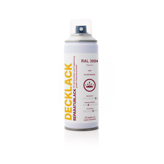 Lata de pintura ARTUS 200 ml, acabado RAL 3004 rojo púrpura mate